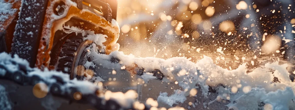 a close-up of a clean, white chainsaw air filter being gently washed with foam and soap.