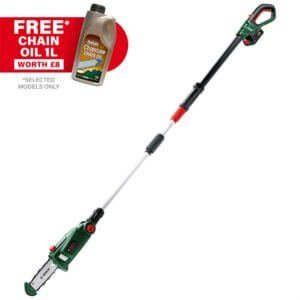 Bosch UNIVERSALCHAINPOLE P4A 18v Cordless Telescopic Pole Tree Pruner 200mm