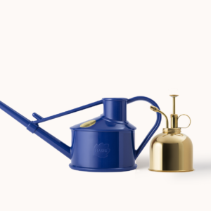 The Langley Sprinkler - Houseplant Set - Blue & Brass